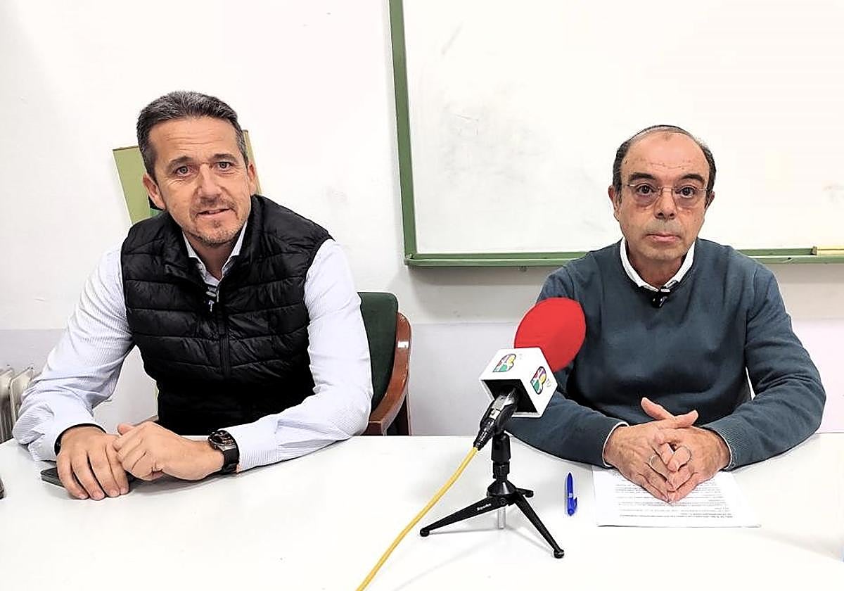 Víctor Píriz y Luis Paniagua, del PP de Alburquerque