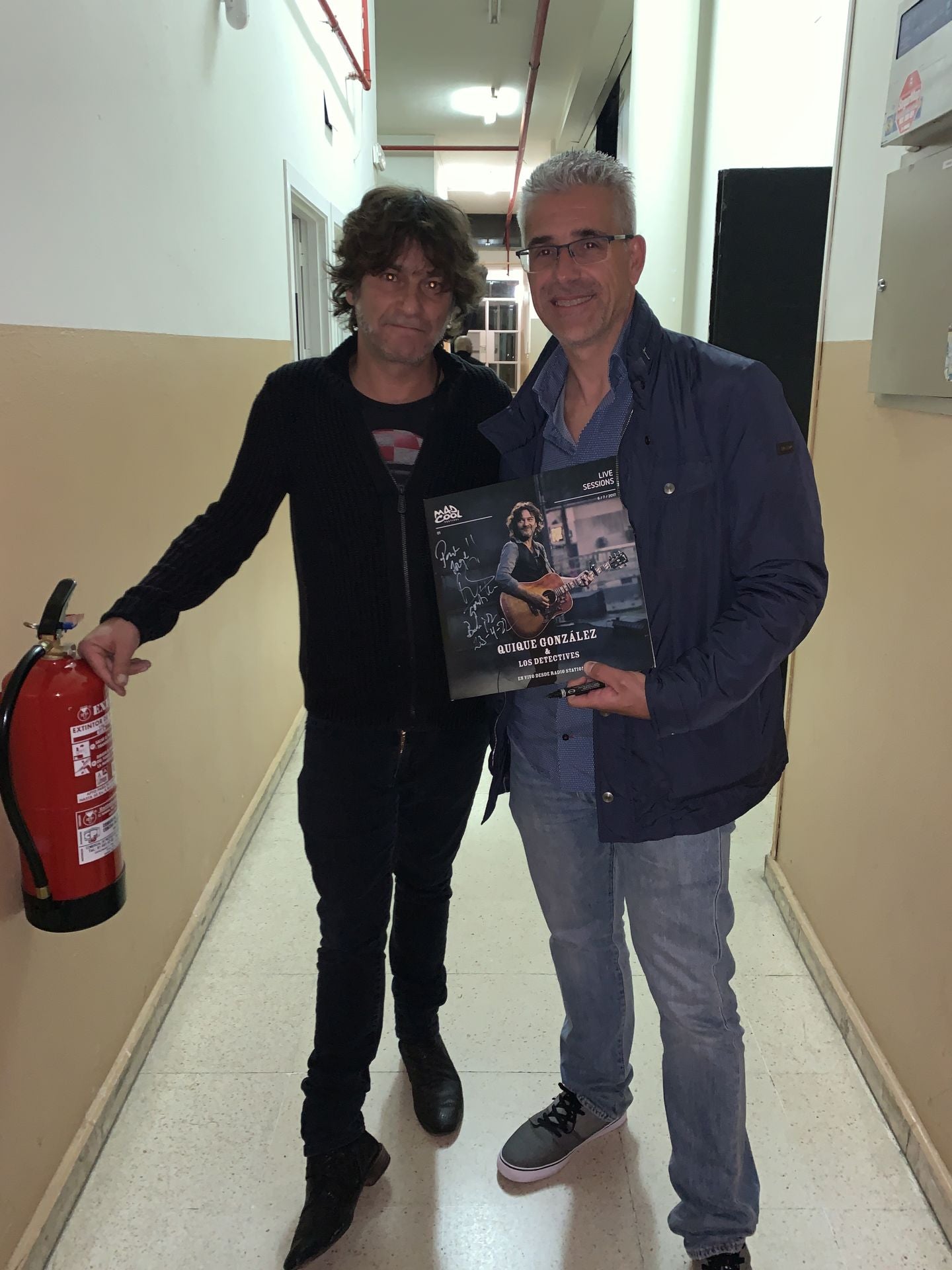 Con Quique González.