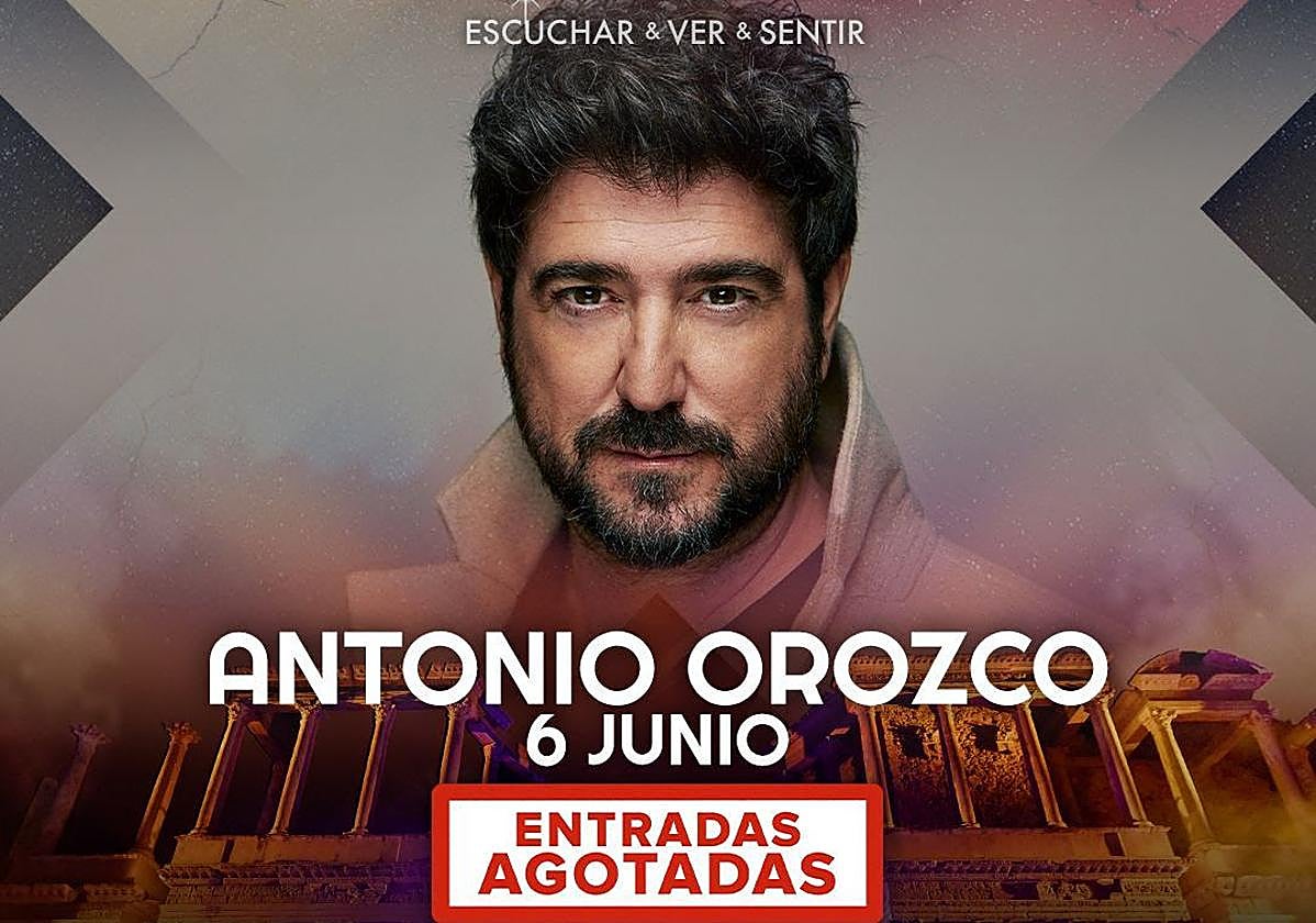 Antonio Orozco, primer artista en agotar las entradas del Stone&Music 2025