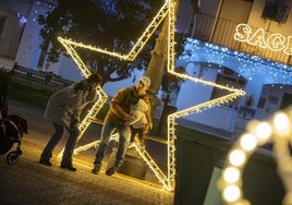 Sagrajas se convierte en Disney Land para celebrar la Navidad.