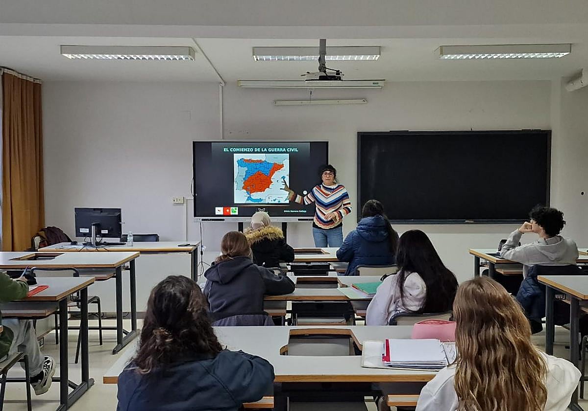 Charla en el IES Albalat.