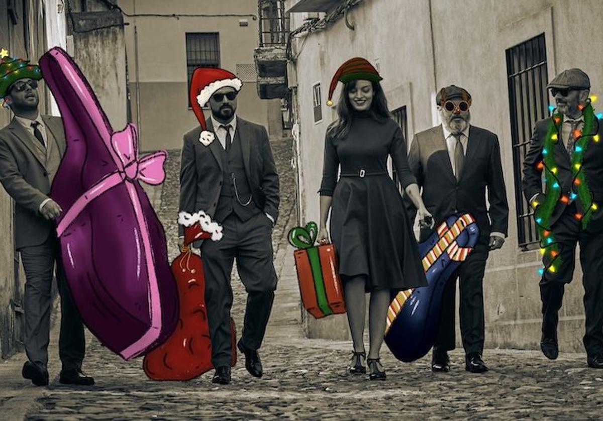 Los integrantes de Swing ton ni song te alegrarán la Navidad.