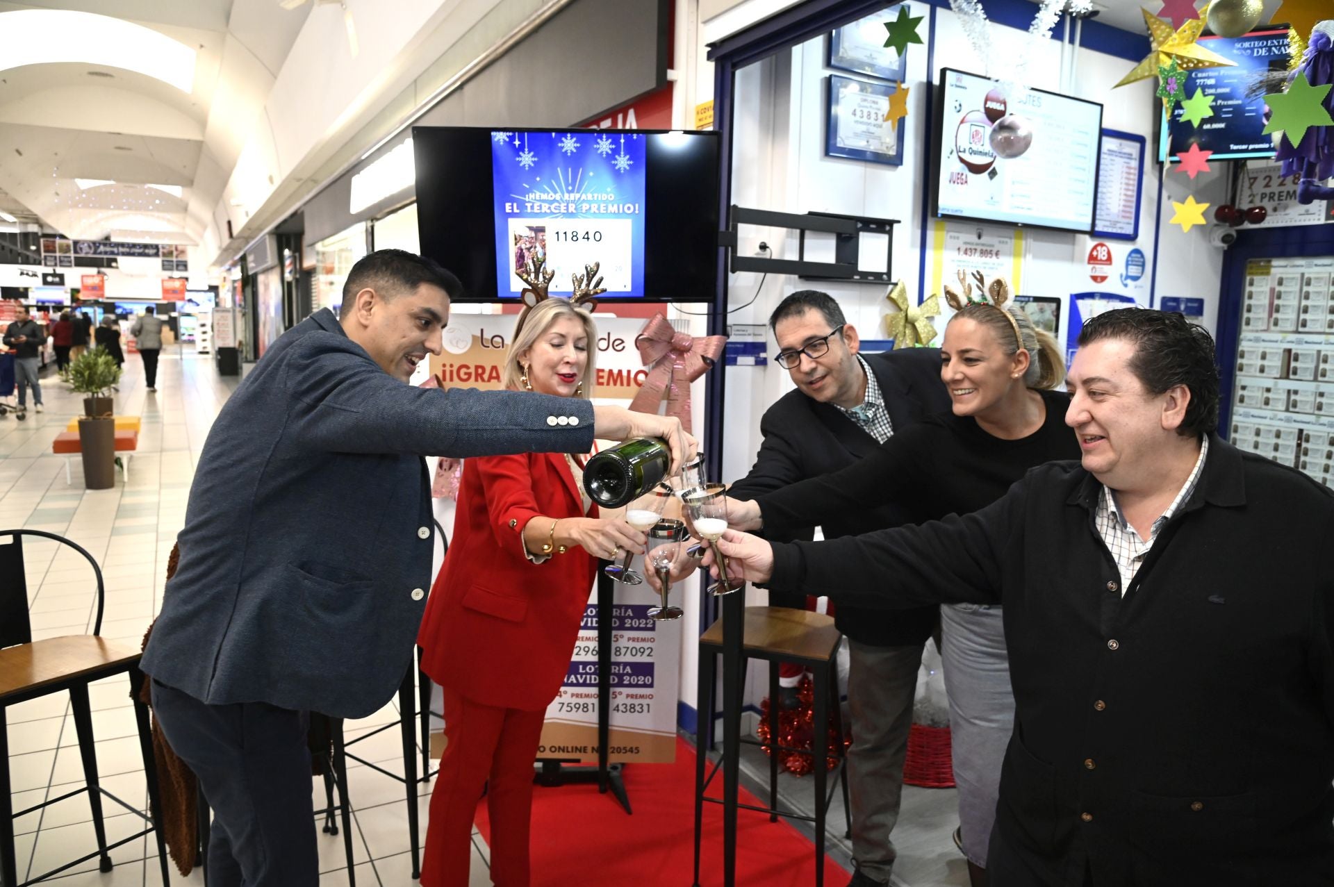 El 11840 ha sido agraciado con un tercer premio de la Lotería de Navidad se ha vendido en Plasencia. 