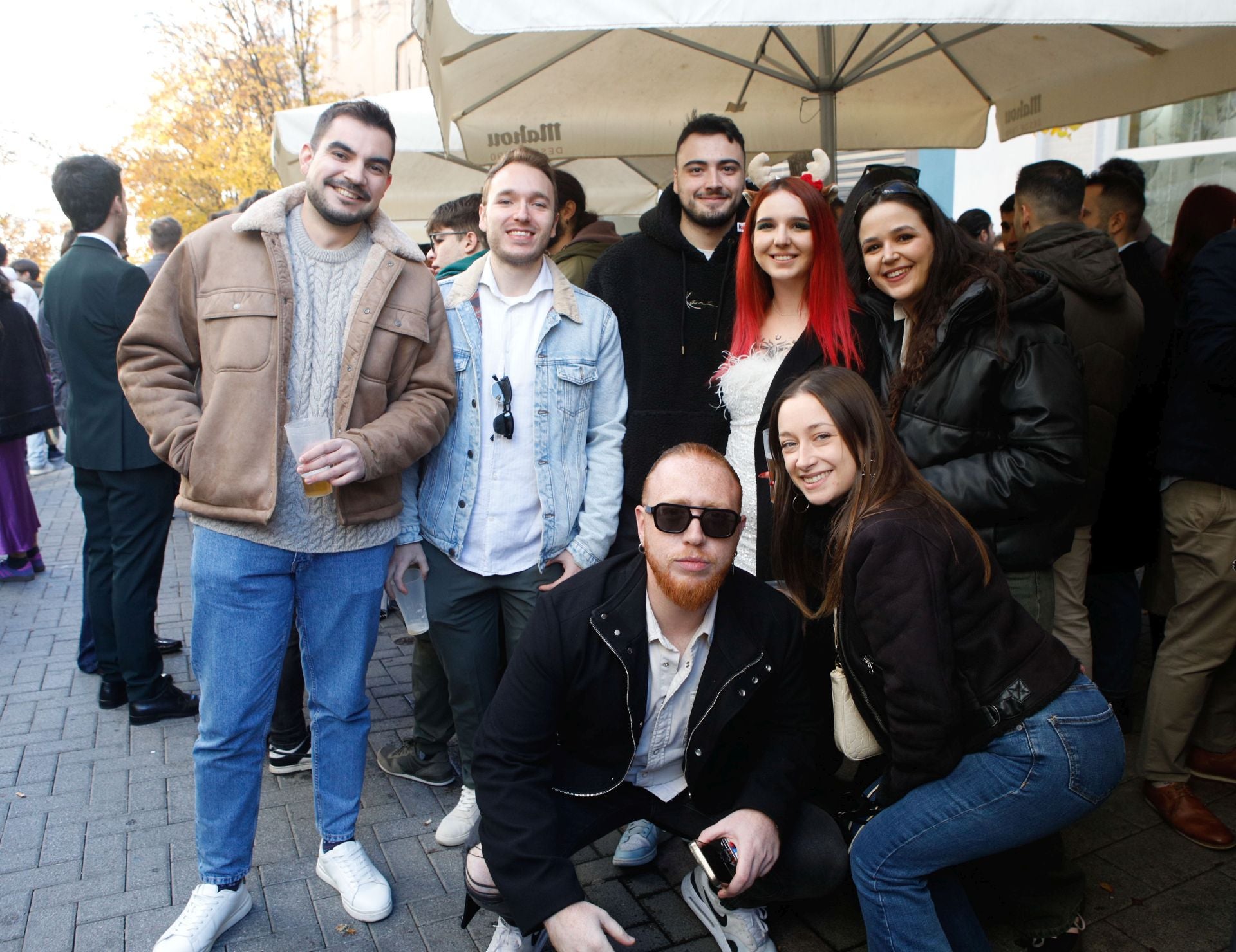 Las calles de Cáceres se llenan con las cañas de Nochebuena