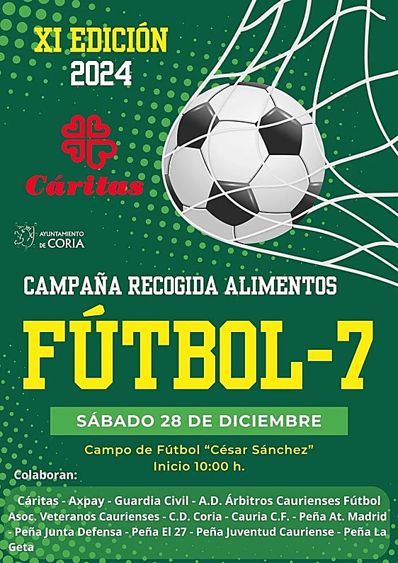 XI convivencia de fútbol-7: Deporte y solidaridad en Coria