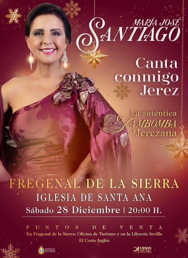 María José Santiago lleva a Fregenal su espectáculo 'Canta conmigo Jerez'