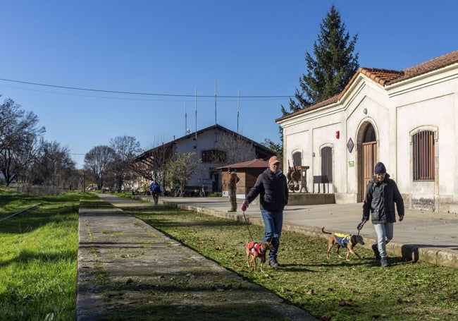 Aspecto actual de la estación de tren de Hervás. En ella está el Centro de Interpretación del Ferrocarril en Extremadura.