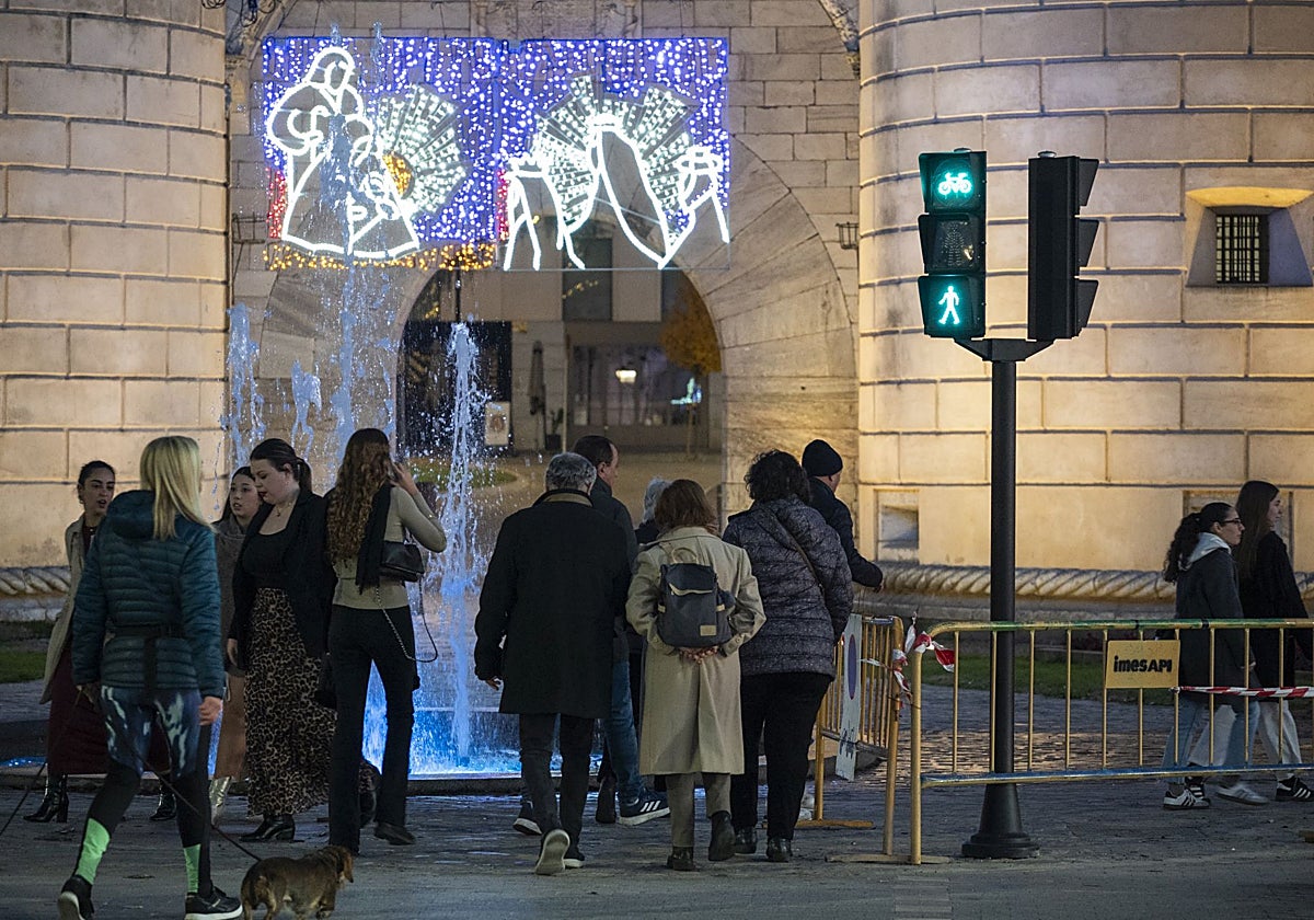 El polémico semáforo de Puerta de Palmas.