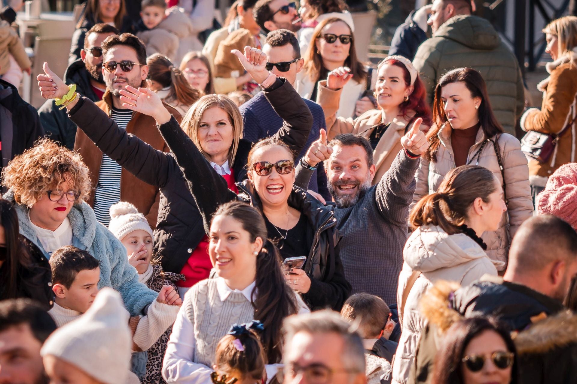 Fiesta de preuvas infantiles en la Plaza de España de Mérida