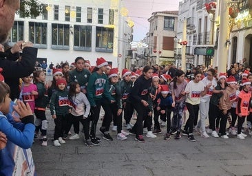 Una de las carreras de la tarde.