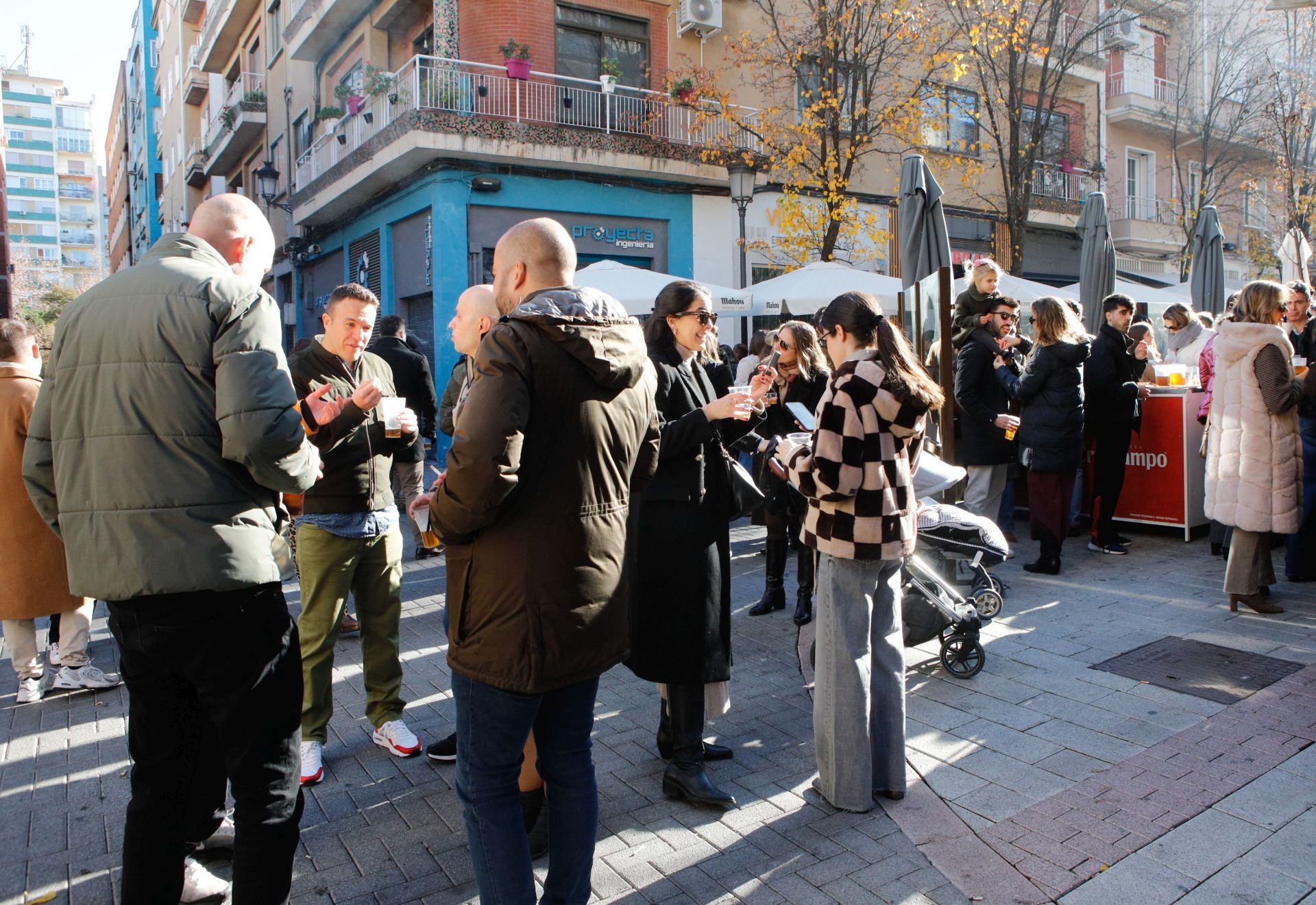 Mucho ambiente en las cañas de la &#039;Tardevieja&#039; de Cáceres