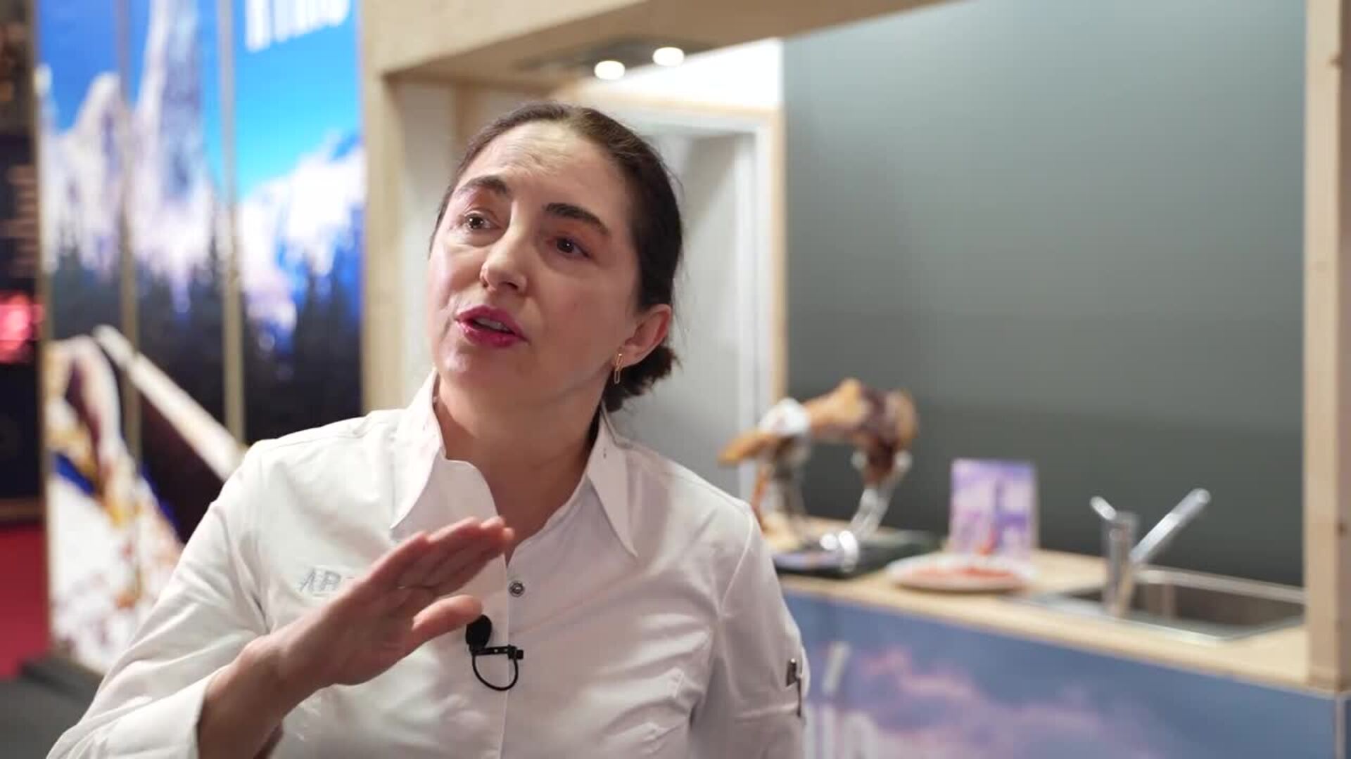 El jamón de Teruel, protagonista en Alimentaria de la mano de Elena Arzak