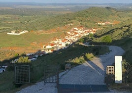 Vista de Reina desde su alcazaba.