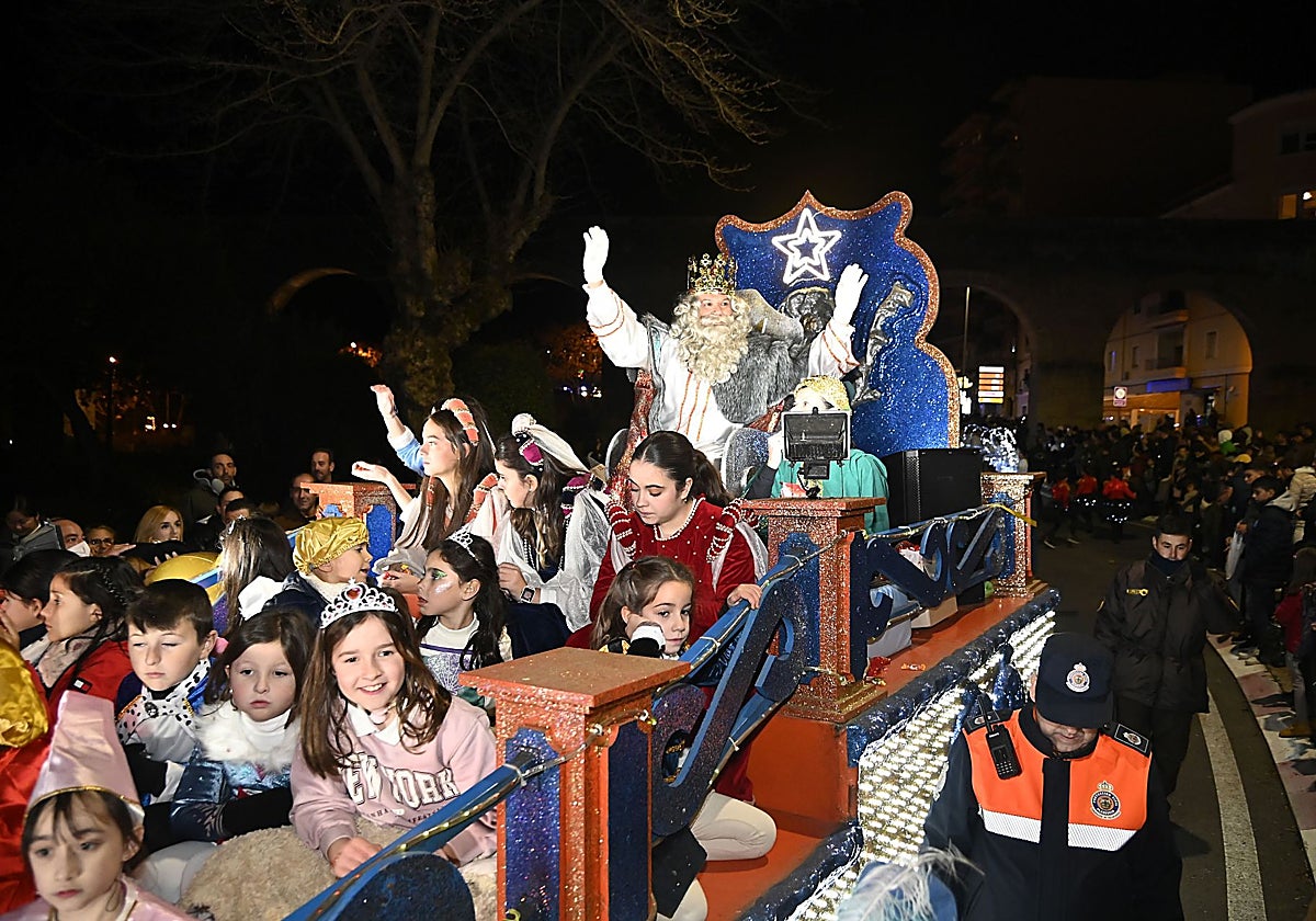 Un momento de la Cabalga de los Reyes Magos en Plasencia el año pasado.