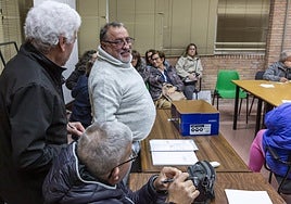 Jaime Collado, en la asamblea del pasado 11 de diciembre.
