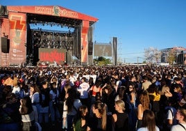 El sábado del festival Extremúsika en Cáceres en 2024.