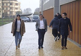 Llegada de Miguel Ángel Gallardo al Palacio de Justicia de Badajoz.