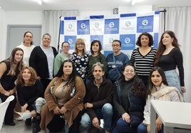 Participantes en una lanzadera de empleo en Mérida.