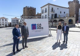 Presentación del Consorcio Cáceres 2031 el pasado mes de julio.