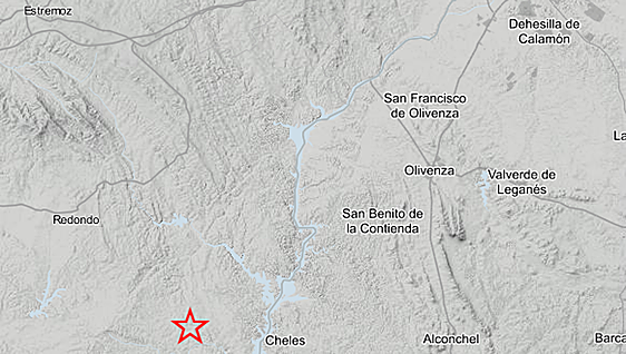 Registrado un temblor en Portugal, cerca de la frontera con Extremadura
