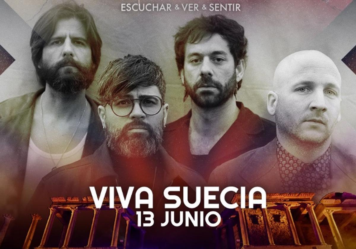 Cartel de Viva Suecia en el Stone&Festival de este año.