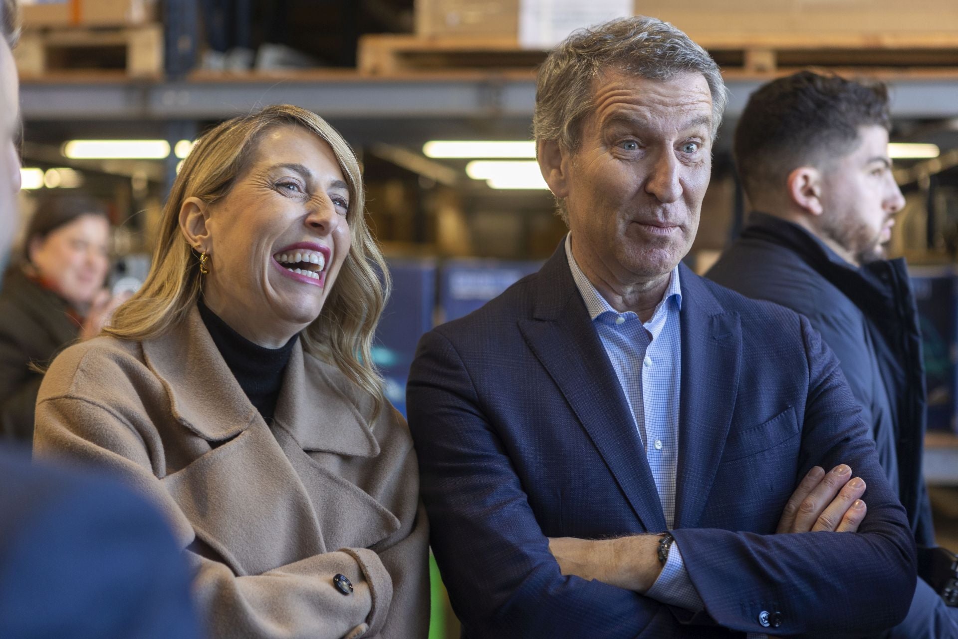 Así ha sido la visita de Feijóo a Cáceres