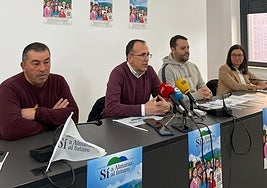 Enrique Hueso en la rueda de prensa celebrada el jueves