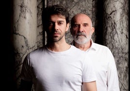 Alberto Amarilla protagoniza 'Viento fuerte' en el Teatro Español de Madrid.