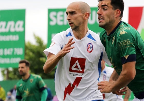 Gorka Iturraspe en si etapa en el Rayo Majadahonda.