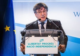 Puigdemont, como gota china