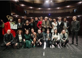 Galardonados con el premio del Festival de Cine Español.