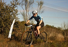 Marina Preciado durante la prueba de Quintana de la Serena.