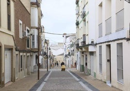 Calle Hernán Cortés, ya como plataforma única.