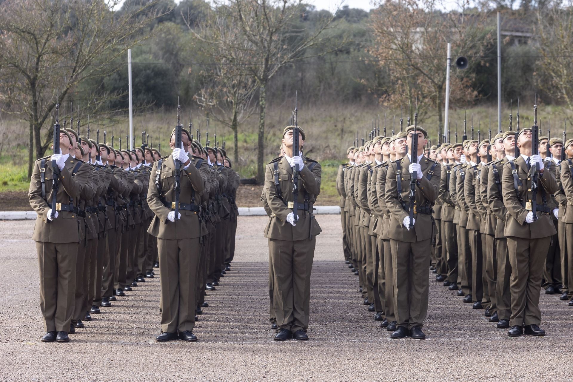 Fotos | Búscate en la jura de bandera en el Cefot de Cáceres