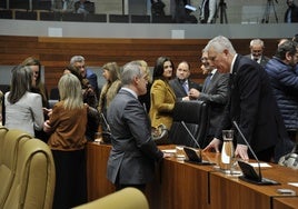 Jornada de pleno en la Asamblea de Extremadura.