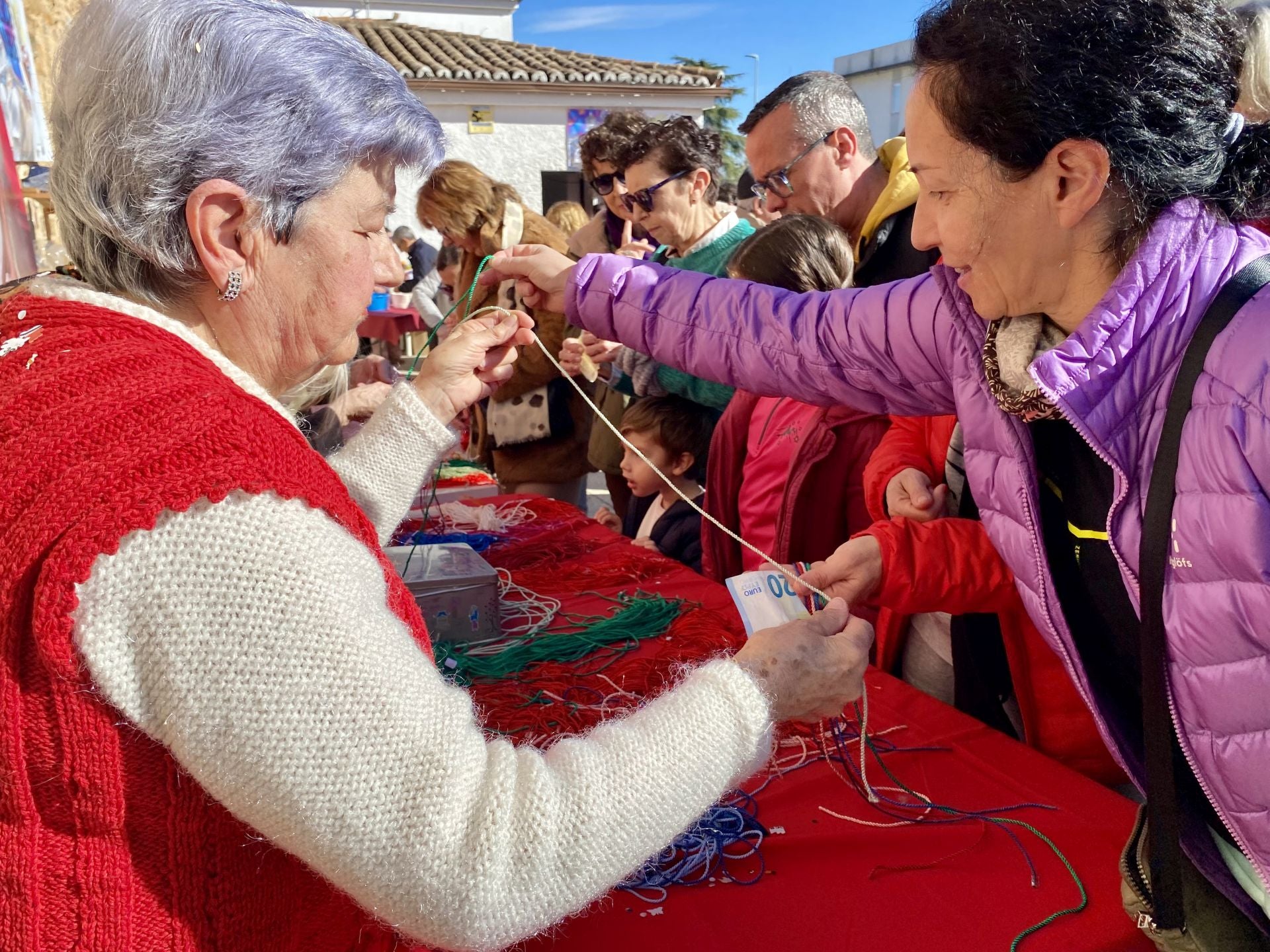 Las roscas y los cordones se agotaron, una muestra más del éxito de la convocatoria. 