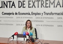 María José Nevado, secretaria general de Empleo de la Junta de Extremadura.