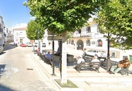 Plaza de España de Fuenlabrada de los Montes.