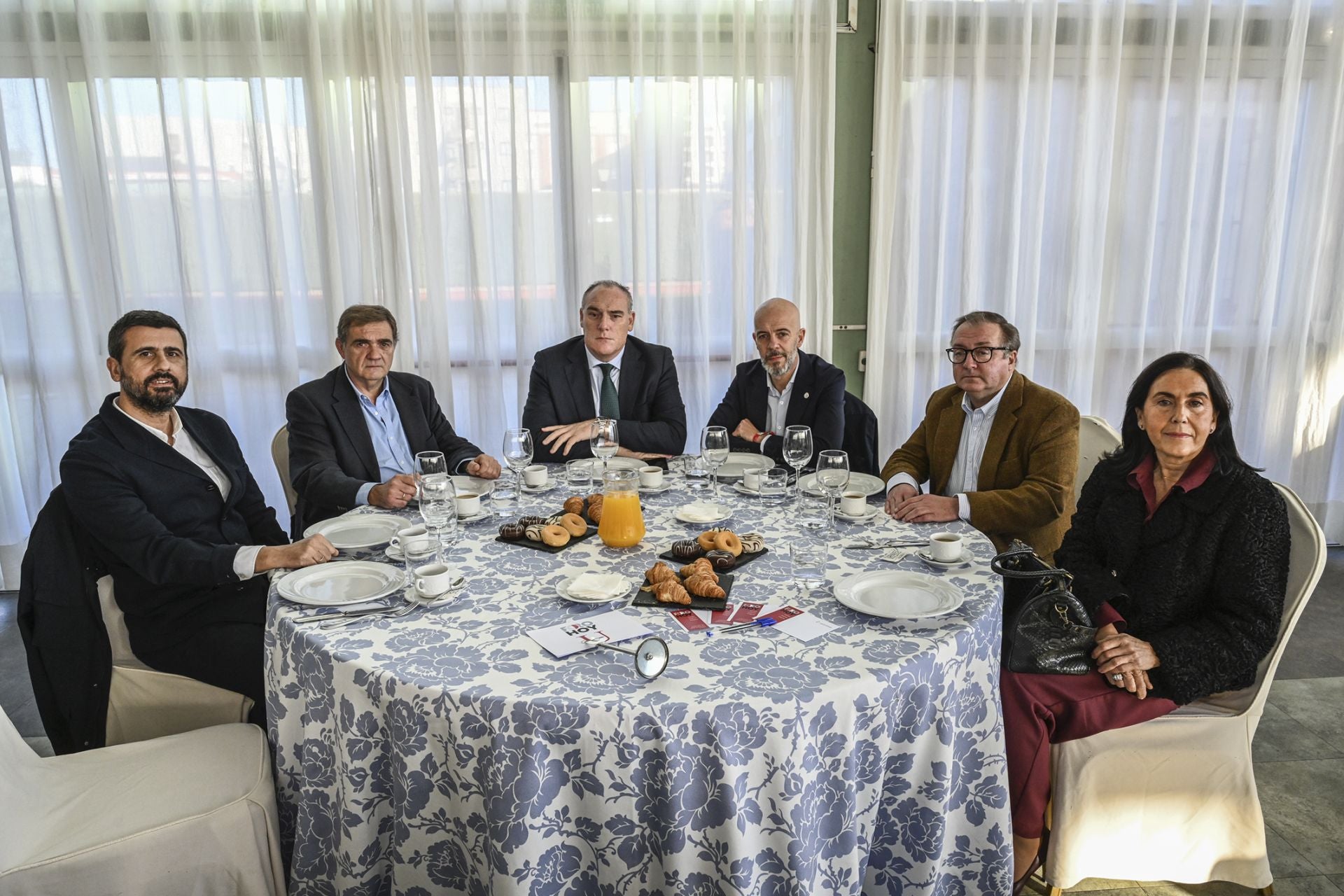 Juan Florencio, Fernando Romero, Felipe Sáez, David Aguilera, Matías Bravo y Teresa Baz.