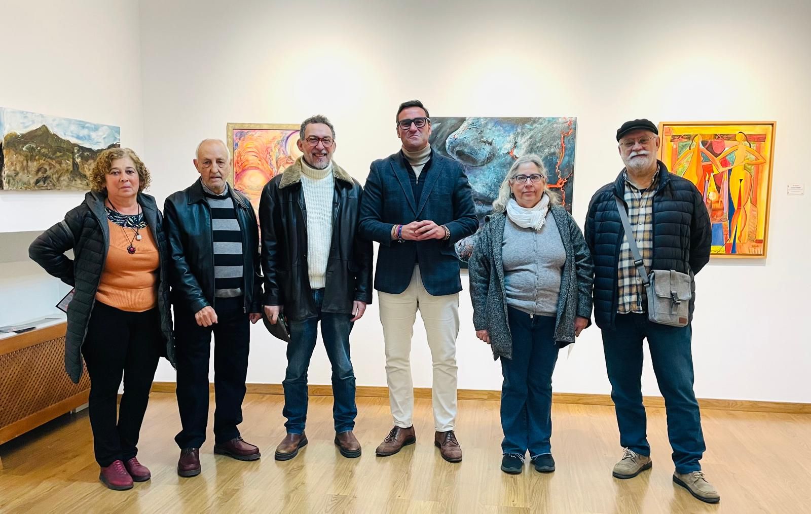 Inauguración de la exposición 'El Fuego' en el Palacio de la Isla. 