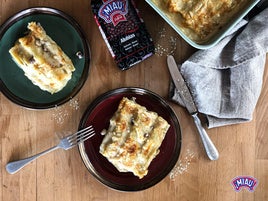 Canelones de ricotta y alubias