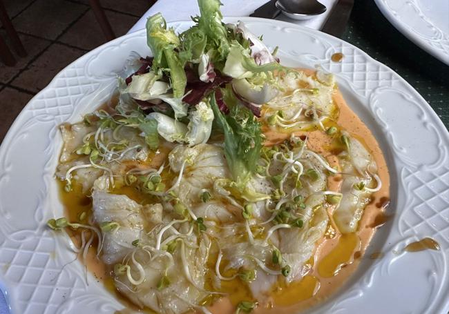 Ensalada de bacalao.