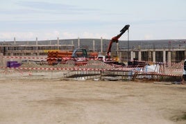 Imagen de las obras del centro en El Cuartillo tomada en diciembre del año pasado.