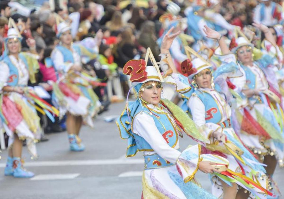 Desfile de comprarsas de Badajoz.