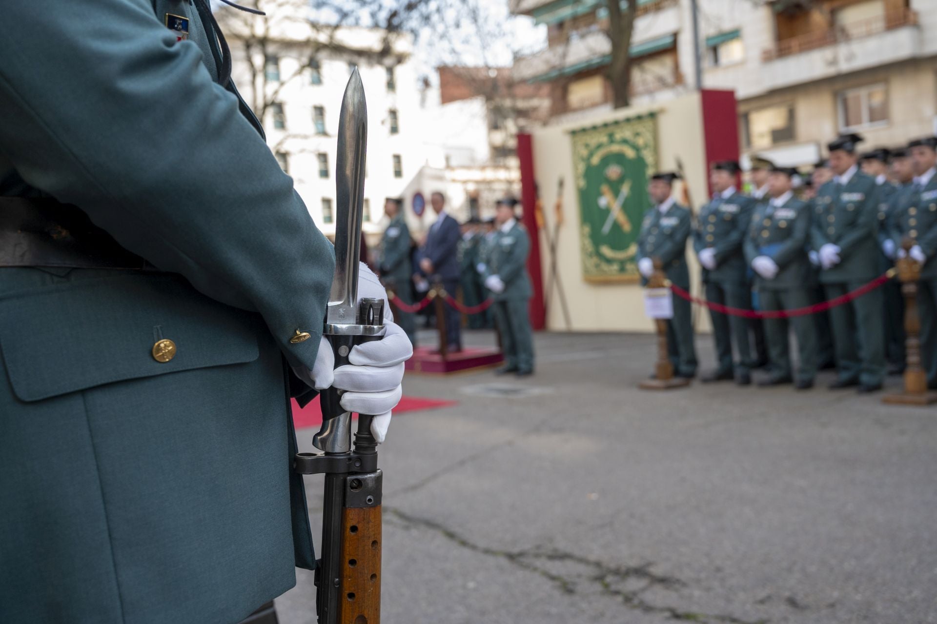 Toma de posesión de José Manuel Santiago Marín al frente de la Guardia Civil en Extremadura