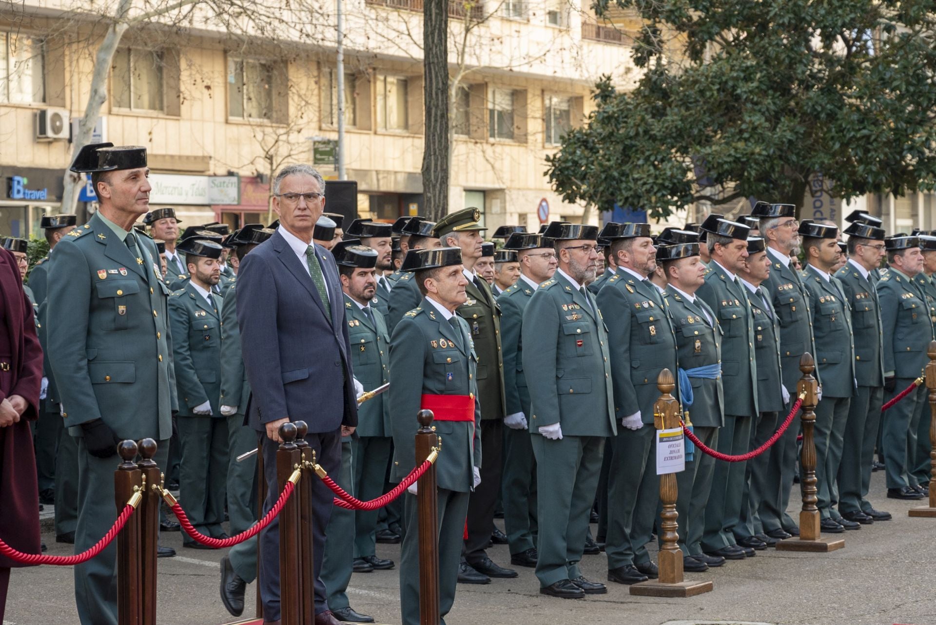 Toma de posesión de José Manuel Santiago Marín al frente de la Guardia Civil en Extremadura