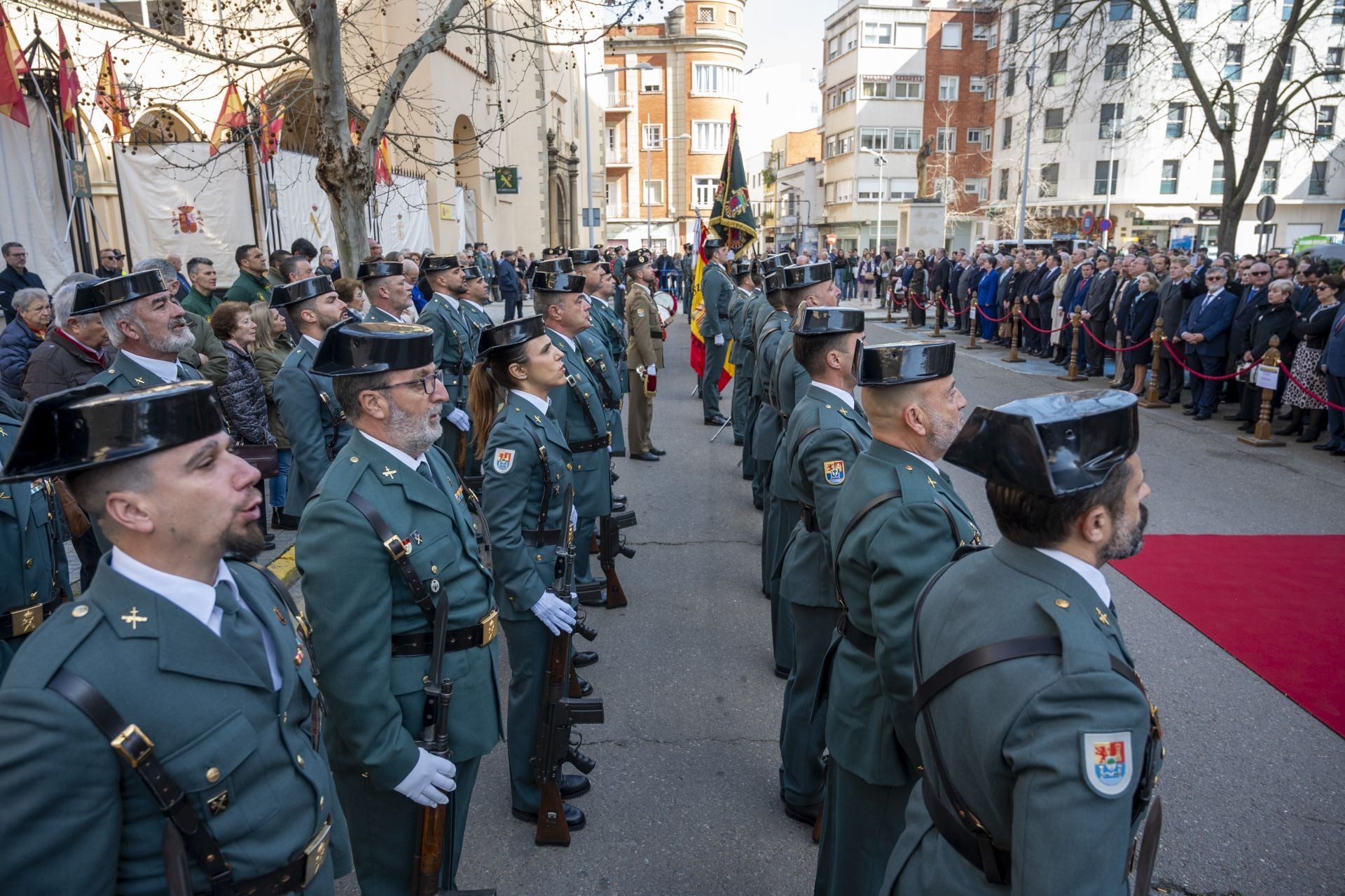 Toma de posesión de José Manuel Santiago Marín al frente de la Guardia Civil en Extremadura