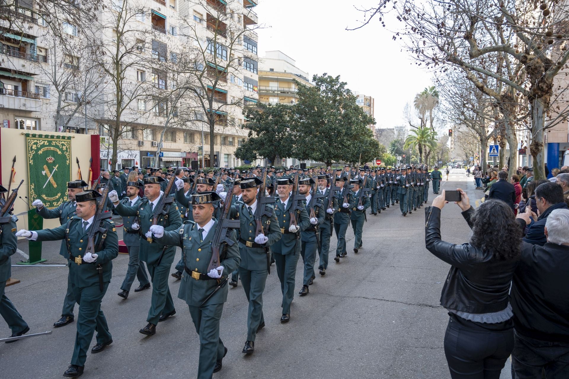 Toma de posesión de José Manuel Santiago Marín al frente de la Guardia Civil en Extremadura