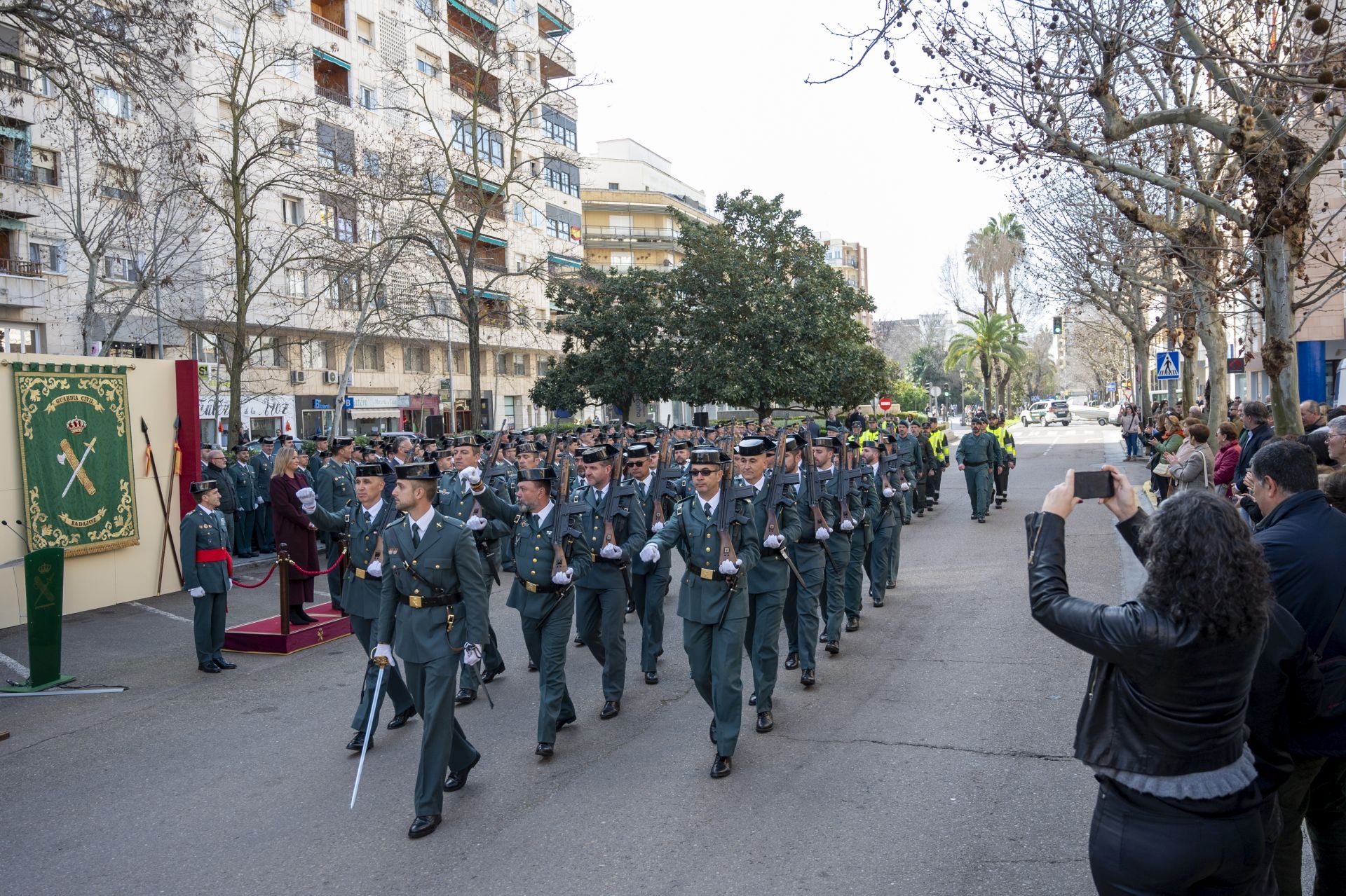 Toma de posesión de José Manuel Santiago Marín al frente de la Guardia Civil en Extremadura