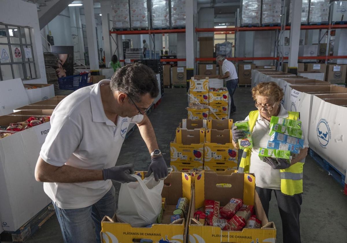 Imagen de archivo del Banco de Alimentos de Badajoz.